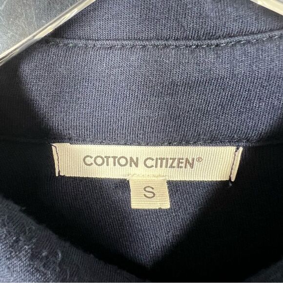 Cotton Citizen Mens Size Small Blue Presley Button Down Slub Cotton Jersey Shirt - Picture 6 of 10